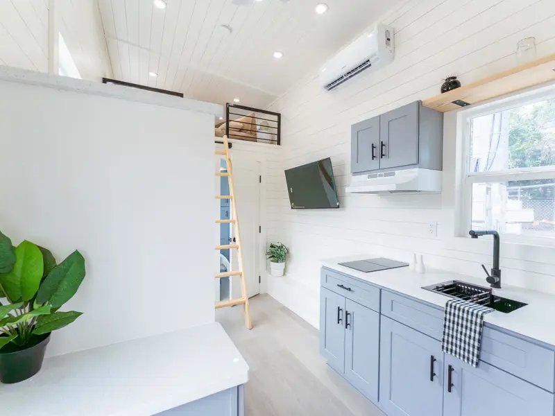 Move-in ready 24’ tiny home with upgraded insulation, first-floor bedroom, and fully equipped kitchen | Avalon 24' photo 2