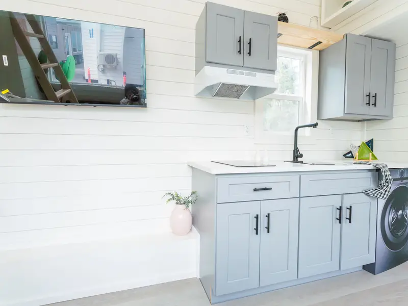 Move-in ready 24’ tiny home with upgraded insulation, first-floor bedroom, and fully equipped kitchen | Avalon 24' photo 4
