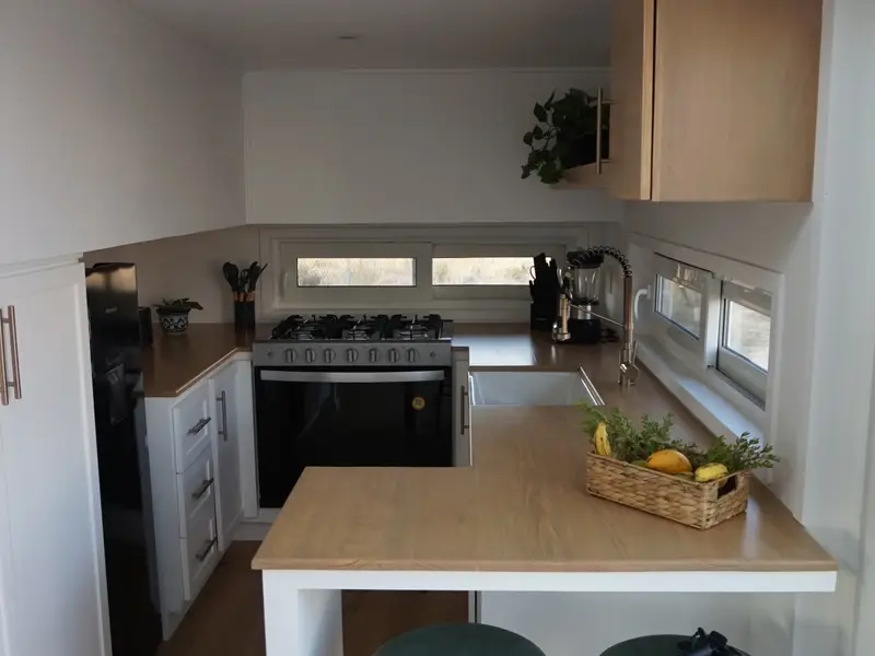 Move in ready | NEW 30ft Hazie Model | 2 Standing Height Bedrooms | Tiny House on Wheels | Save $$ on Stock Model photo 4