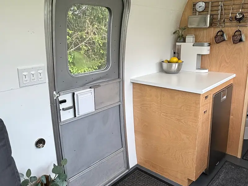 Off-Grid Tiny House on Wheels | Fully Renovated 30' Vintage Airstream | 1,200W Solar + 600Ah Battery | Composting Toilet | Mini Split photo 4