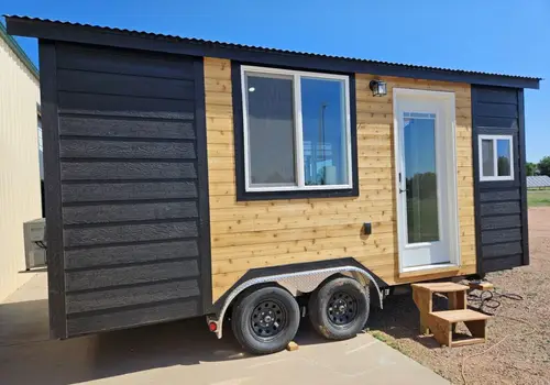 18ft modern tiny home delivered to Meeker CO