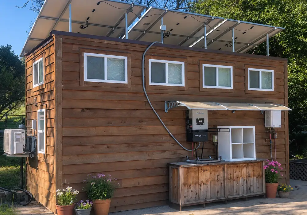 Charming Off-Grid Tiny Home Container For Sale! — 1 bedroom Tiny House — 524 sqft for sale in Castro Valley, California
