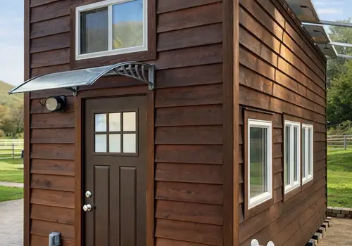 Charming Off-Grid Tiny Home Container For Sale! detail photo 2