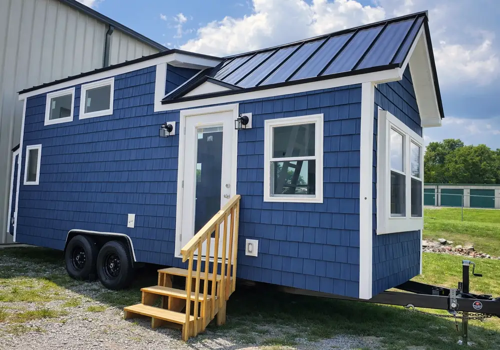 Vinnie's Stunning Blue Tiny Home For Sale in Kentucky - Delivery Help Available! image 1