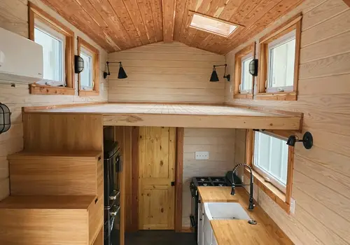 Vinnie's Stunning Blue Tiny Home For Sale in Kentucky - Delivery Help Available! image 2