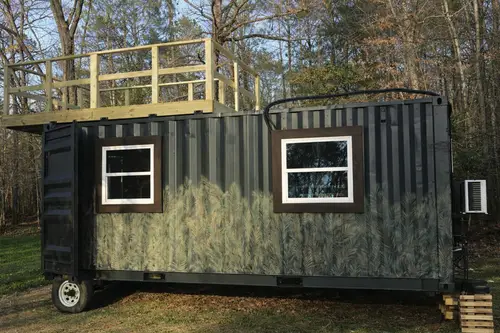 Robert’s Custom 8x20 Shipping Container Tiny House with Deck – Move-In Ready - 1 bedroom Tiny House 160 sqft in Pell City, Alabama