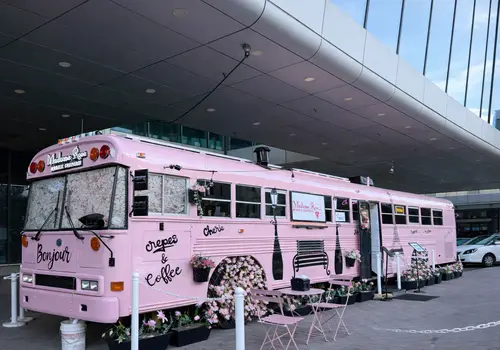 Pretty in Pink Skoolie For Sale Turnkey & Delivered! image 2