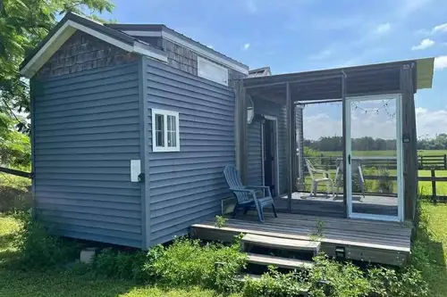 Little Blue Home with Big Plans for Its Next Human - 1 bedroom Tiny House 300 sqft in North Fort Myers, Florida