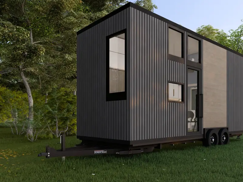 New 25ft Tiny Home with Main Floor Bedroom | Full Kitchen & Spacious Loft photo 3