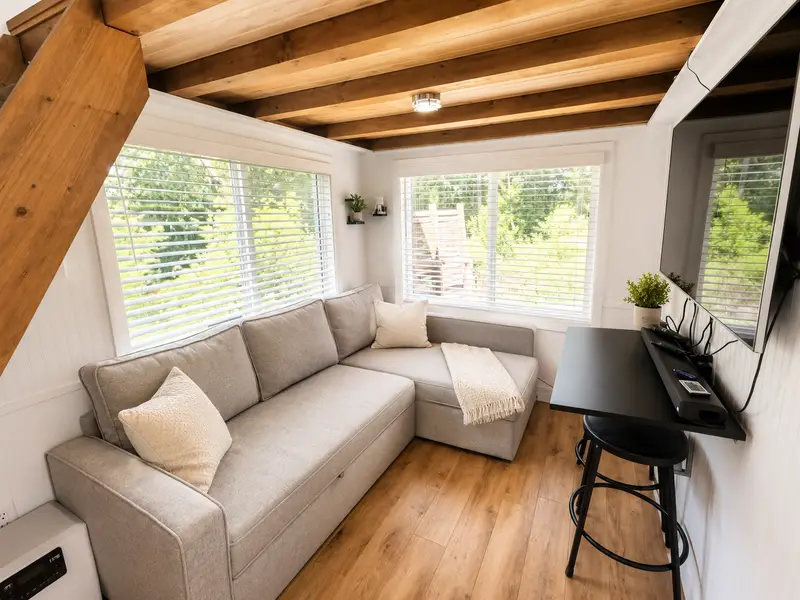 Noah Certified Farmhouse Tiny Home on Wheels in Lake Lanier photo 3
