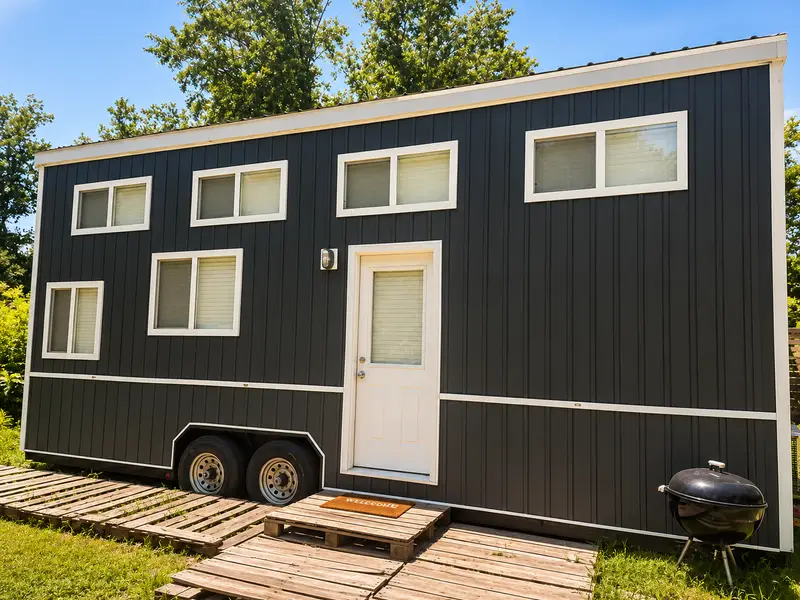 Noah Certified Farmhouse Tiny Home on Wheels in Lake Lanier — Tiny House — 682 sqft for sale in Lake Lanier, South Carolina