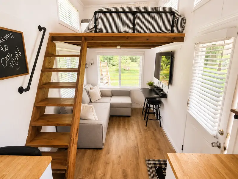 Noah Certified Farmhouse Tiny Home on Wheels in Lake Lanier photo 4