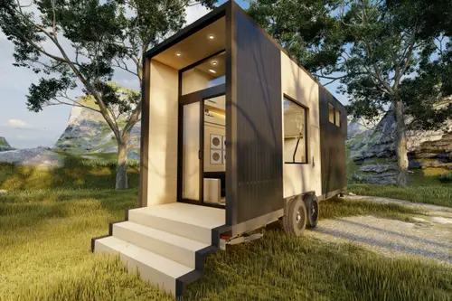 NEW 26 ft EL CHICO Model | House on Wheels | 1 Standing Height Bedroom | ANSI Certified - 1 bedroom Tiny House 725 sqft in San Antonio, Texas
