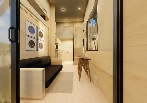 NEW 26 ft EL CHICO Model | House on Wheels | 1 Standing Height Bedroom | ANSI Certified detail photo 2