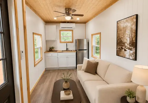 Orange Blossom Tiny Home with Main Floor Bedroom, Open to Offers (Delivery Included) detail photo 3