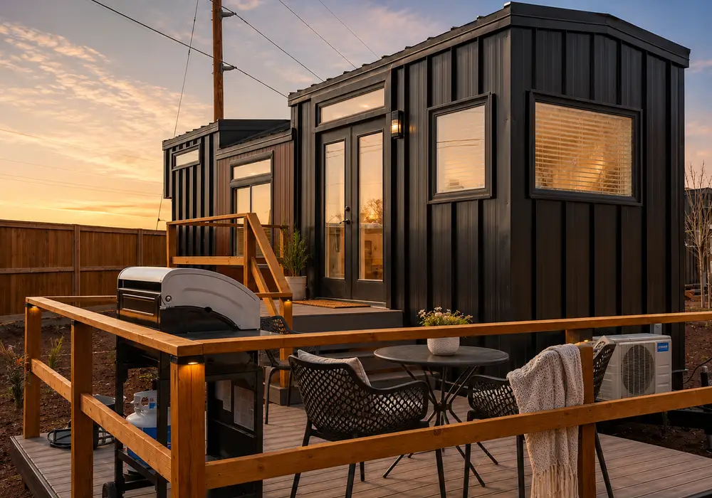 Turnkey 2022 Custom Tiny Home with Main-Floor Bed & Loft — 1 bedroom Tiny House — 1062 sqft for sale in Apple Valley, Utah