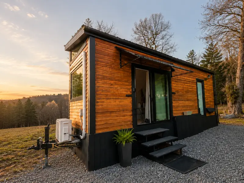 Move-In-Ready Tiny Home with King Loft For Sale! Delivery Available — 1 bedroom Tiny House — 204 sqft for sale in Bennington, Vermont