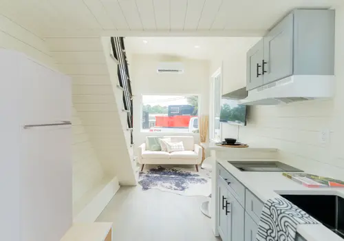 Modern Design, Expanded Loft Bump Out, and Premium Upgrades in a 20’ Tiny Home | Sora 20' detail photo 3