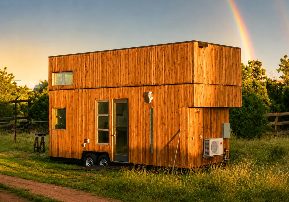 Spacious 397 Sq.ft. Tiny Home + Two Lofts! — 1 bedroom Tiny House — 397 sqft for sale in Santa Fe, New Mexico
