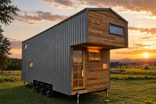 Custom Tiny Home on Wheels For Sale! Delivery Available - 1 bedroom Tiny House 200 sqft in Santa Fe, New Mexico
