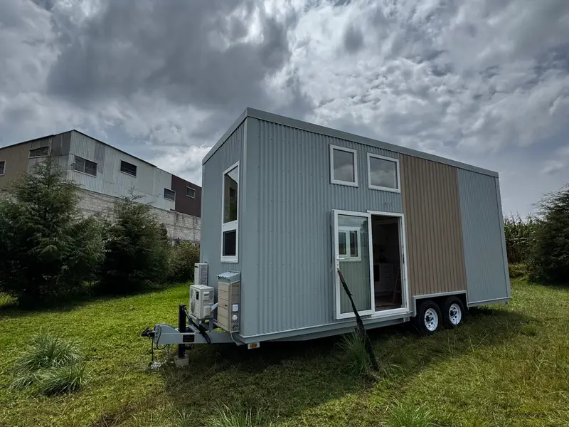 Brand New 25ft Tiny Home with Main Floor Bedroom | Full Kitchen & Spacious Loft | ANSI Certified — 1 bedroom Tiny House — 213 sqft for sale in Charlotte, North Carolina