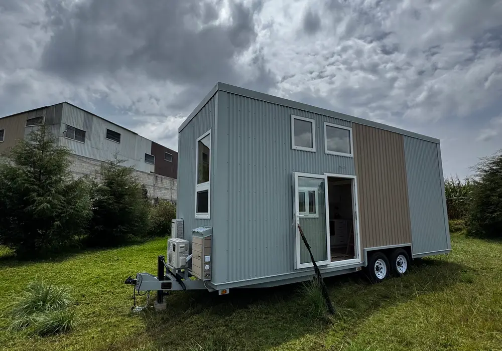 Brand New 25ft Tiny Home with Main Floor Bedroom | Full Kitchen & Spacious Loft | ANSI Certified — 1 bedroom Tiny House — 213 sqft for sale in Charlotte, North Carolina