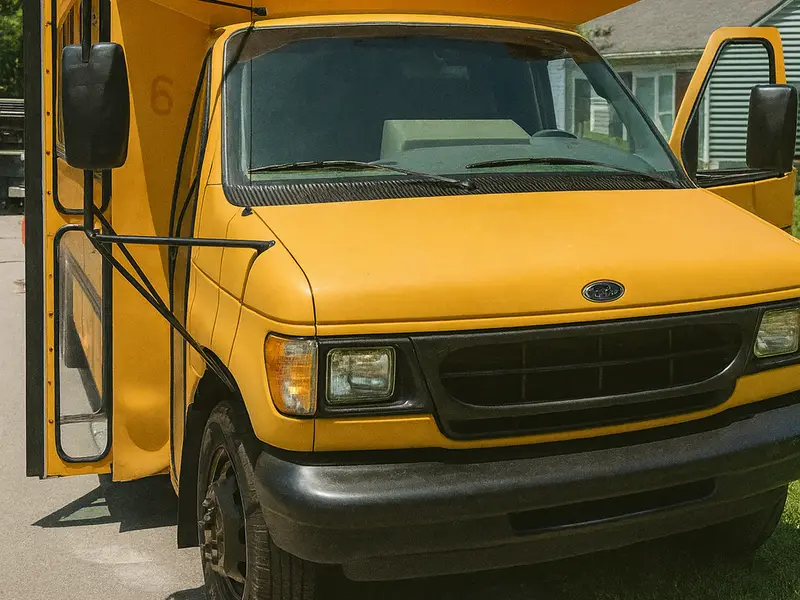 1997 Ford E-350 Diesel Skoolie “Lyla” For Sale! 125,000 Miles — 1 bedroom Converted Bus — 180 sqft for sale in Monticello, Kentucky