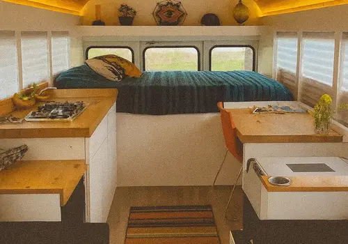 1997 Ford E-350 Diesel Skoolie “Lyla” For Sale! 125,000 Miles detail photo 3