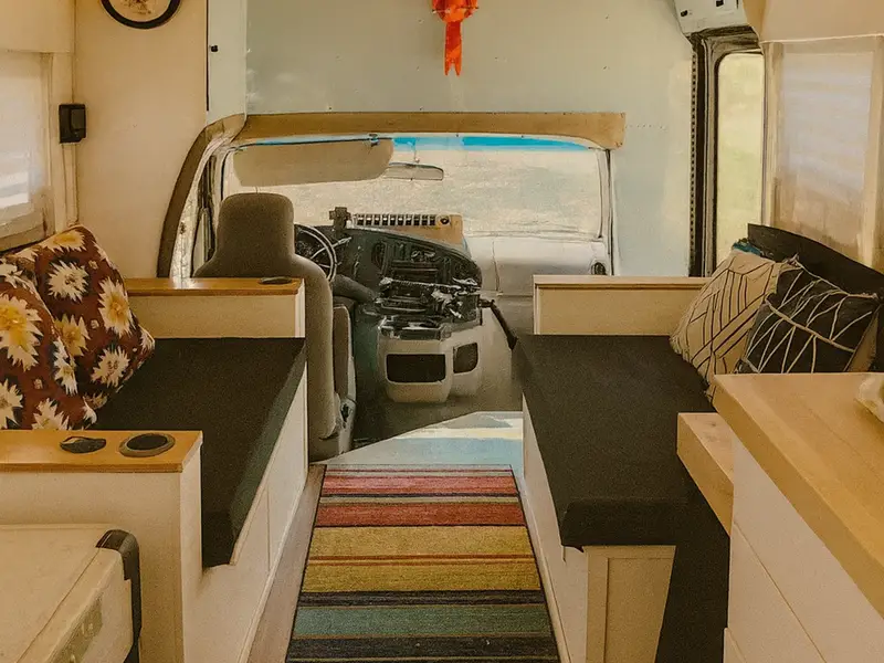 1997 Ford E-350 Diesel Skoolie “Lyla” For Sale! 125,000 Miles photo 2