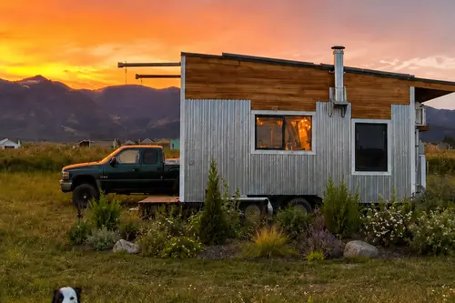 For Sale! Off-Grid Tiny Home on Wheels with Solar - 1 bedroom Tiny House 170 sqft in Star Valley Ranch, Wyoming