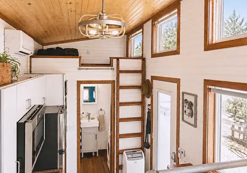 2021 Certified Tiny Home with Two Lofts, Main Floor Bed & Full Kitchen Setup detail photo 5