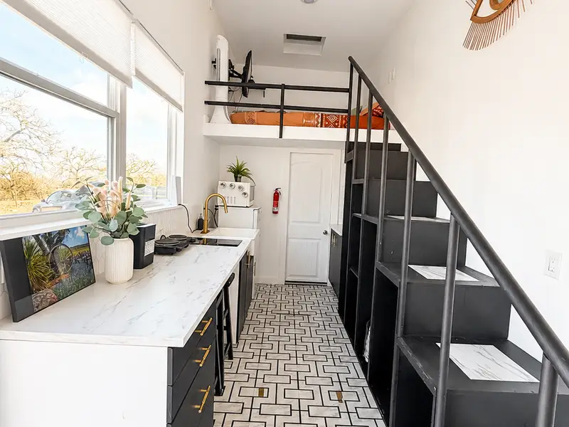 Black Beauty Turnkey Tiny Home on Wheels photo 3