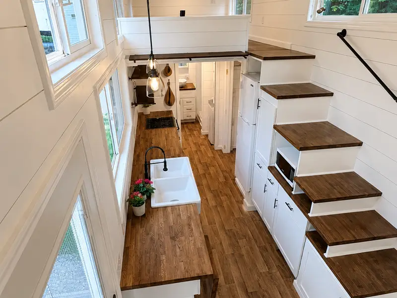 Beautiful Tiny House For Sale! 2 Lofts & Move-In Ready photo 2