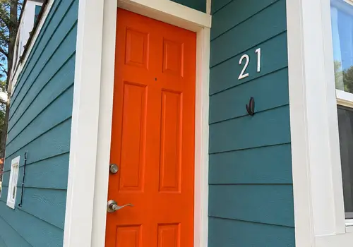 Lakeside Tiny Home in Cedar Springs Tiny Village detail photo 2