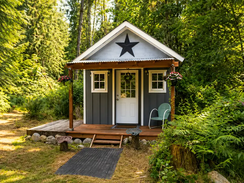 Charming Tiny Home ADU Full of Character, Ready for Delivery! — 1 bedroom Tiny House — 639 sqft for sale in Eatonville, Washington