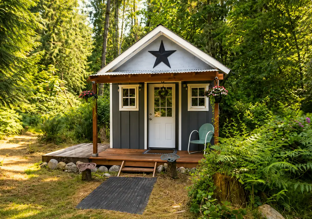 Charming Tiny Home ADU Full of Character, Ready for Delivery! — 1 bedroom Tiny House — 639 sqft for sale in Eatonville, Washington
