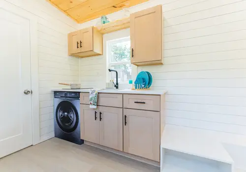 Everything You Need, All on One Level | Modern Studio-Style Fairfax 20′ Tiny Home detail photo 2