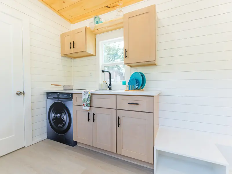 Everything You Need, All on One Level | Modern Studio-Style Fairfax 20′ Tiny Home photo 2