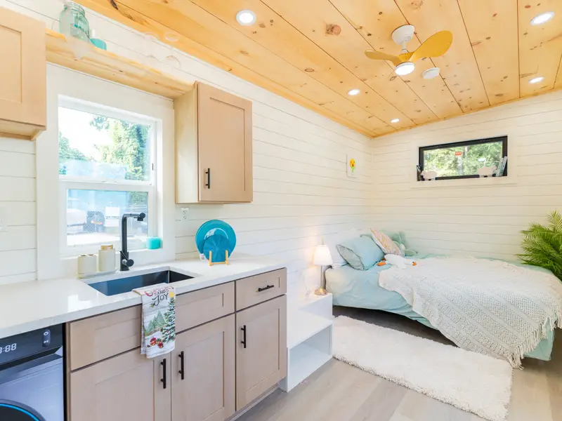 Everything You Need, All on One Level | Modern Studio-Style Fairfax 20′ Tiny Home photo 3