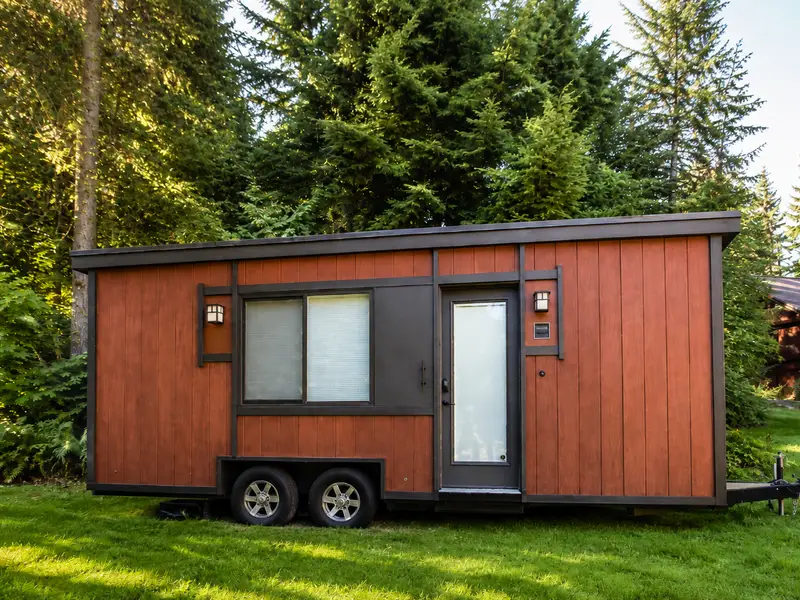 Upgraded Escape Vista Boho Tiny Home | RVIA Certified Comfortable Main-Floor Living — 1 bedroom Tiny House — 190 sqft for sale in Priest River, Idaho