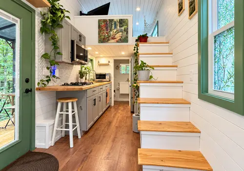 24 Ft Tiny Home on Wheels | Full Kitchen, Loft & Year-Round Living detail photo 2