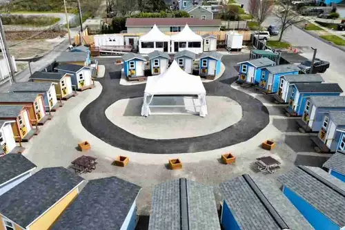 Puyallup Tribe of Indians Village - Tiny home community in Tacoma, Washington