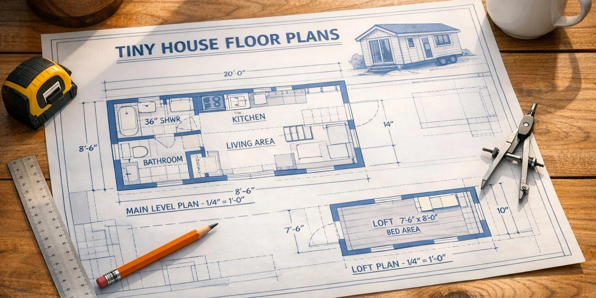 Ultimate Guide to Tiny Home Blueprints hero image