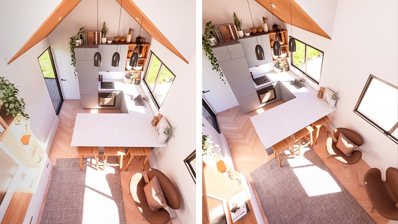 Terra 34' Luxury Tiny Home - Main Floor Bedroom - 400sqft image 5