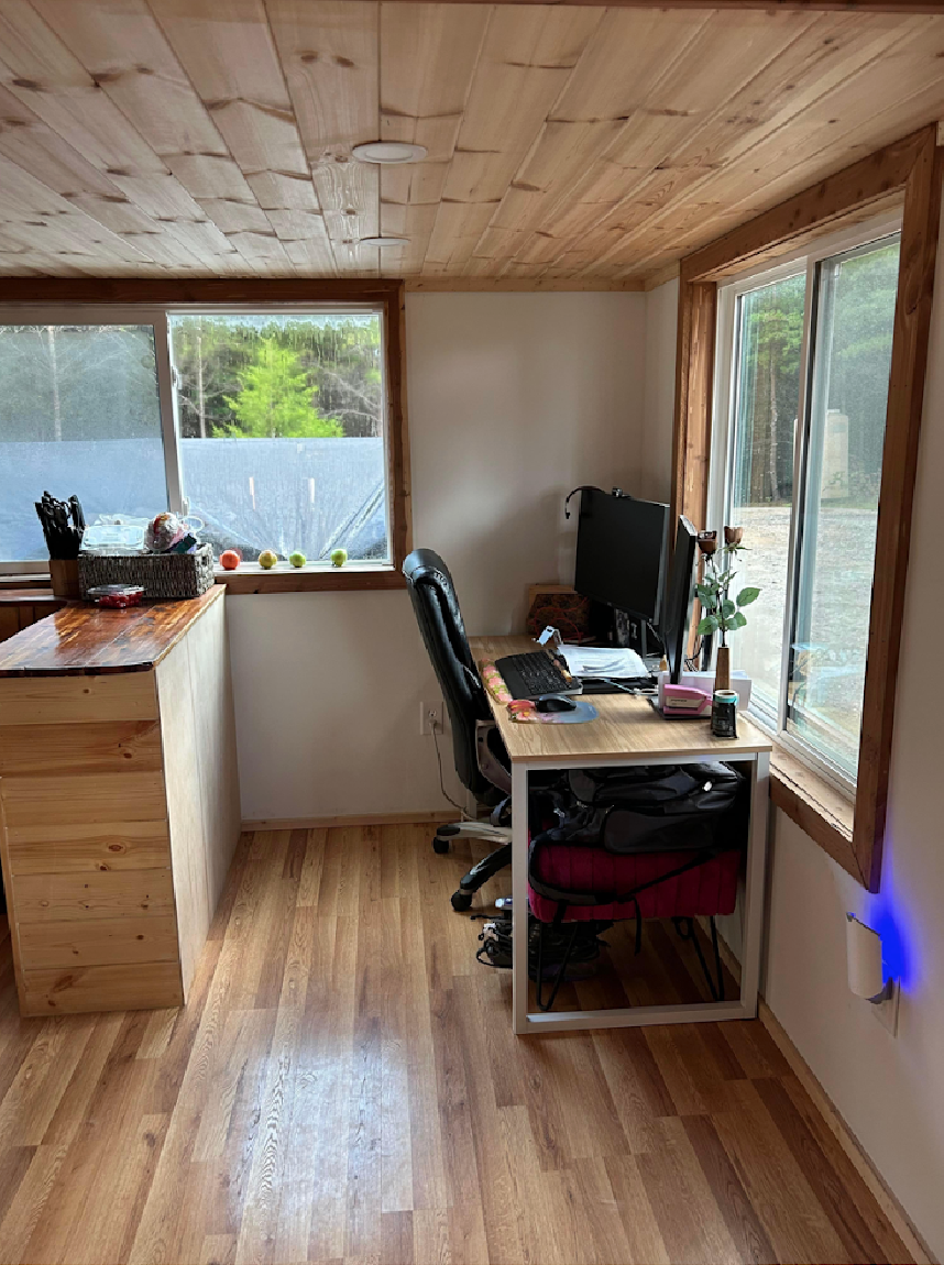 Custom Built 12” x 20” Tiny House/She Shed on skids image 4