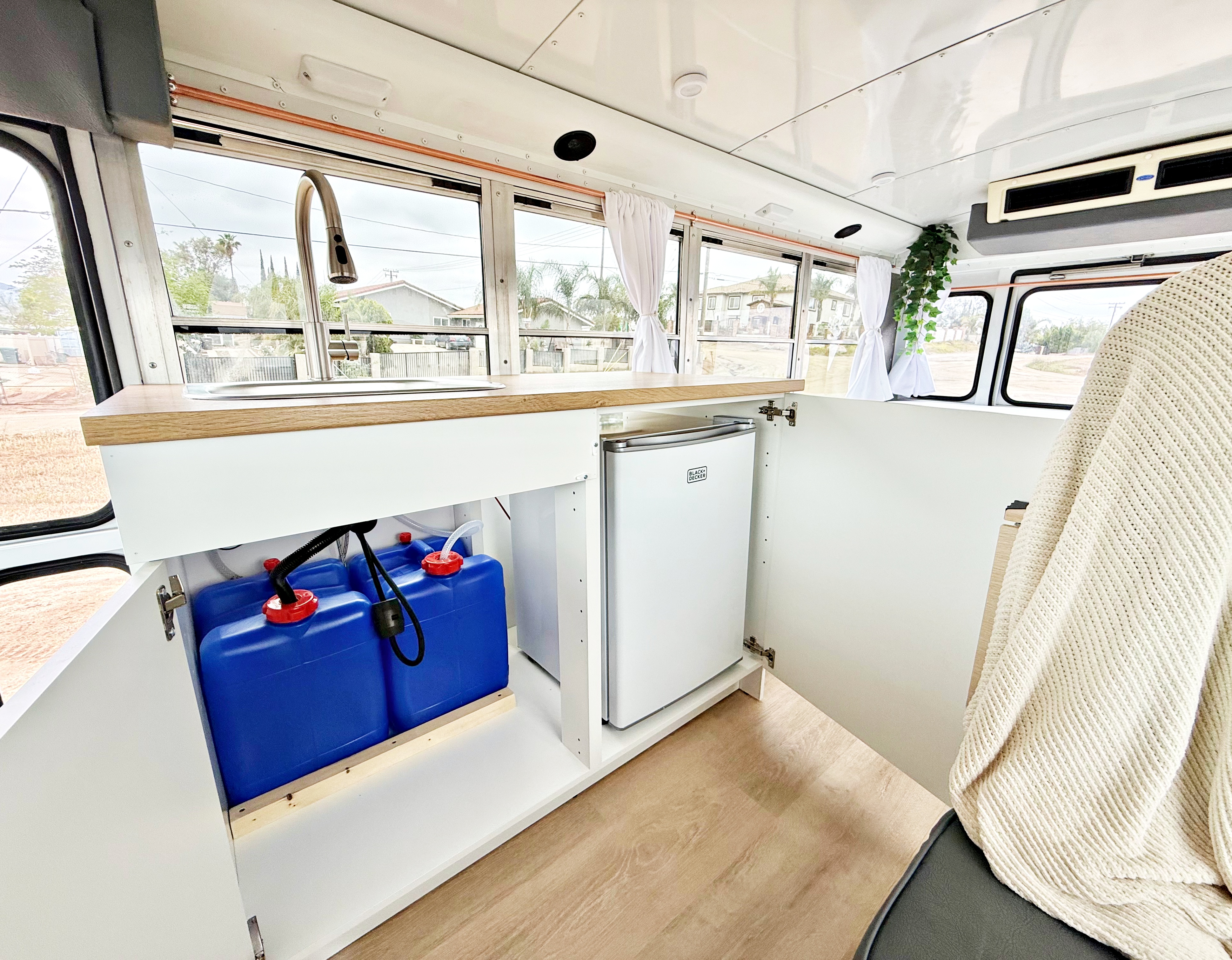 Bright Road-Ready Short Bus Tiny Home β Only 32,000 Miles! image 5