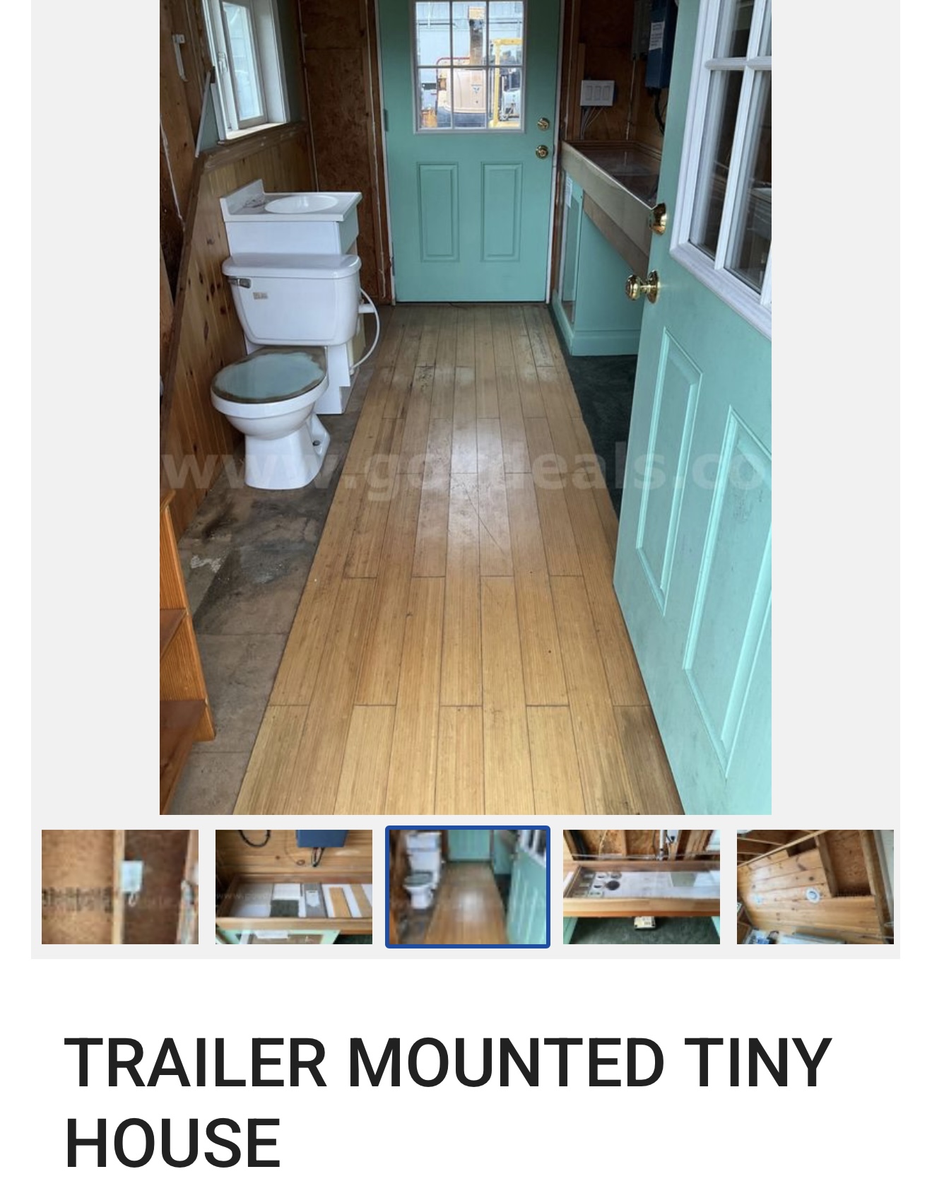 trailer mounted tiny house with solar powered energy image 3