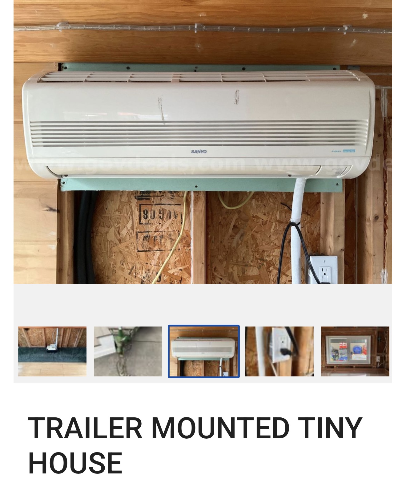 trailer mounted tiny house with solar powered energy image 5