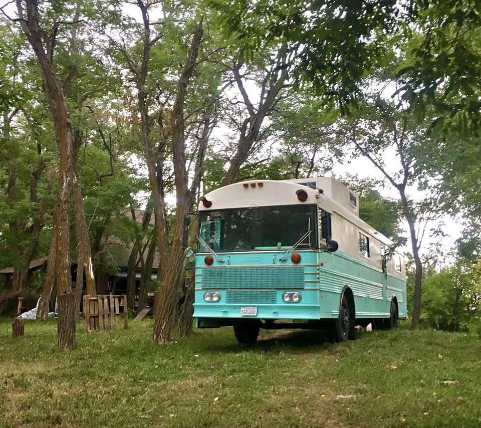 FOR SALE: Tiny Home in a 1980 Vintage Bus image 2