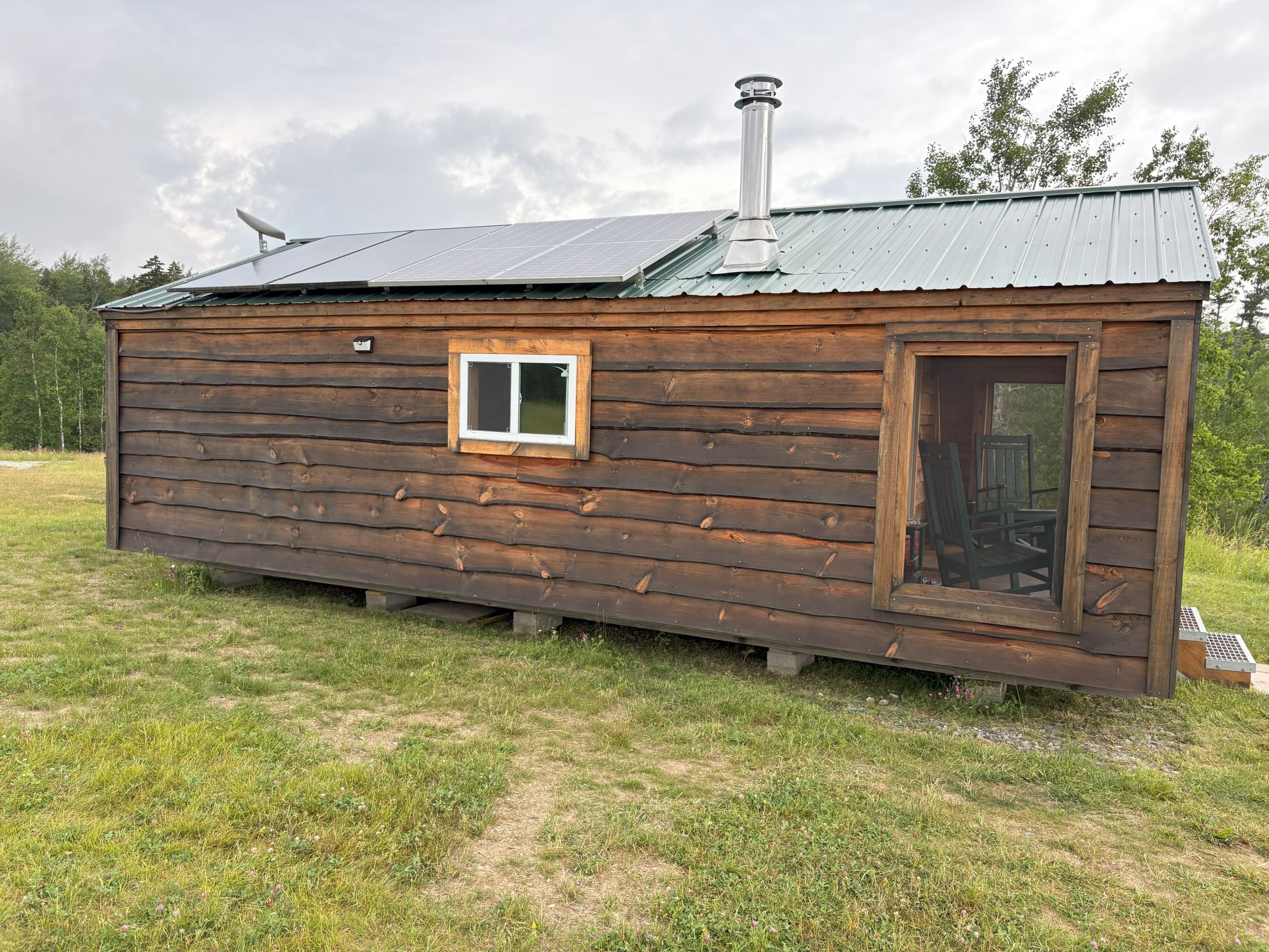 Turnkey Off-Grid Cabin (Windham, VT) — Transportable, Fully Furnished, w/solar, propane, compost toilet, electrical, plumbing, satellite internet image 5